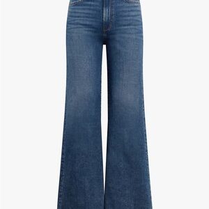 Joe's Jeans- Goldie High-Rise Wide-Leg  Jeans - Deep Blue